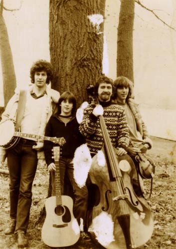 Die Roving Gamblers 1981, von links: Sievert Ahrend, Heiko Ahrend, Hannes Staak, Hendrik Ahrend