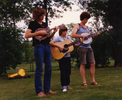von links: Hendrik, Heiko, Sievert Ahrend, Schweden 1980